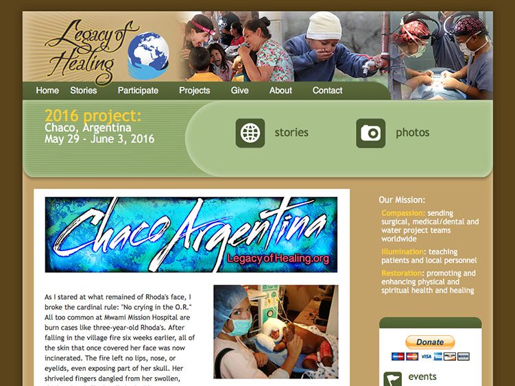 Legacy of Healing